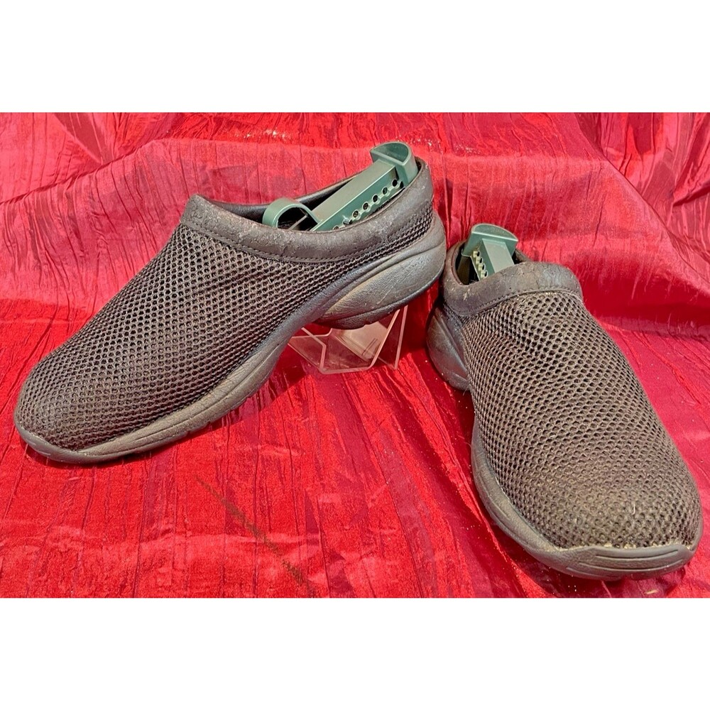 Womens Merrell Encore Breeze Black Mesh Comfort Clogs Mules sz 9